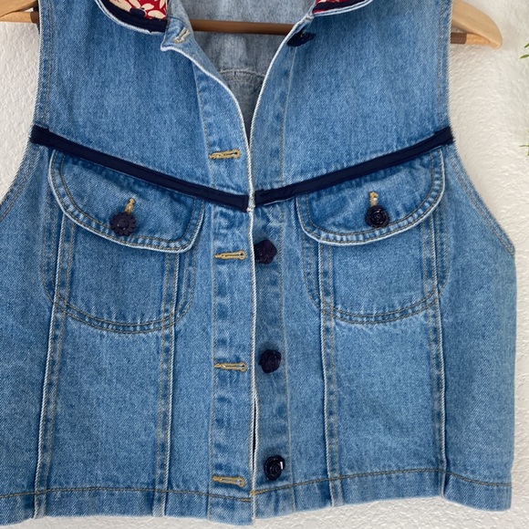 Romeo Romeo Vintage Denim Vest.  Size Medium. - Picture 3 of 8